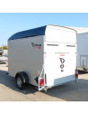 FOURGON ROADSTER 400 - 314x166x200 - 1300 KG - ALUMINIUM - NAVY BLUE + P. LATERALE (Debon)