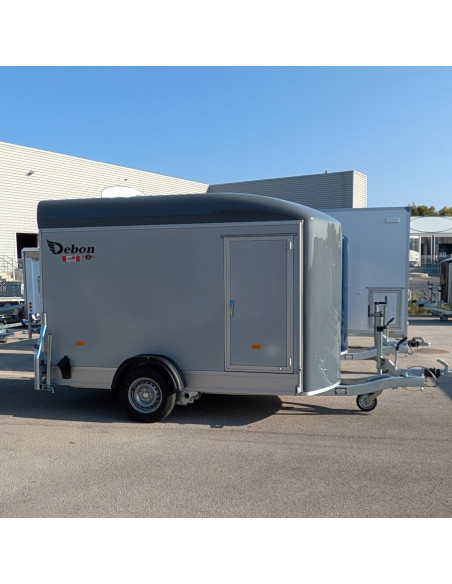 FOURGON ROADSTER 400 - 314x166x200 - 1300 KG - COMPOSITE - GRIS + P. LATERALE (Debon)