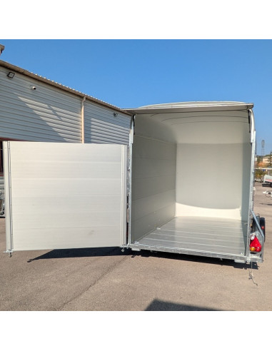 FOURGON ROADSTER 400 - 314x166x200 - 1300 KG - ALUMINIUM - NAVY BLUE + P. LATERALE (Debon)