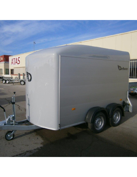 FOURGON ROADSTER 500 - 314x166x200 - 2000 KG - ALUMINIUM - GRIS (Debon)