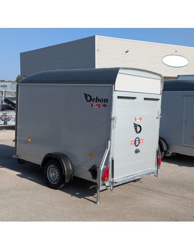 FOURGON ROADSTER 300 - 300x151x197 - 1300 KG - COMPOSITE - GRIS + P. LATERALE (Debon)