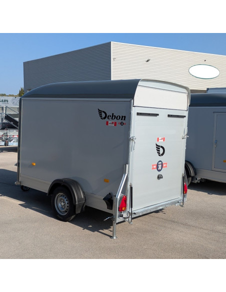 FOURGON ROADSTER 300 - 300x151x197 - 1300 KG - COMPOSITE - GRIS + P. LATERALE (Debon)
