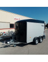 FOURGON ROADSTER 500 - 314x166x200 - 2000 KG - ALUMINIUM - NOIR + P. LATERALE (Debon)