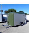 FOURGON ROADSTER 300 - 300x151x197 - 1300 KG - ALUMINIUM - NATURAL GREEN + P. LATERALE (Debon)