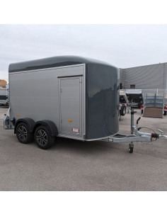 FOURGON ROADSTER 500 - 314x166x200 - 2000 KG - ALUMINIUM - GRIS + P. LATERALE + Jantes Alu (Debon)