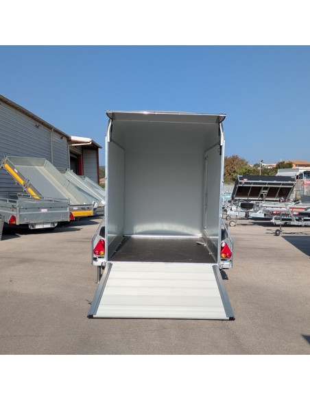 FOURGON ROADSTER 300 - 300x151x197 - 1300 KG - COMPOSITE - GRIS + P. LATERALE (Debon)