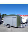 FOURGON ROADSTER 300 - 300x151x197 - 1300 KG - ALUMINIUM - NATURAL GREEN + P. LATERALE (Debon)