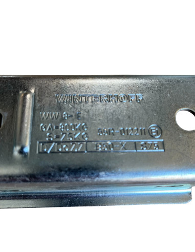 TETE D'ATTELAGE CARREE 50mm WW 8-E PERCAGE HORIZONTAL VERTICAL (Winterhoff)