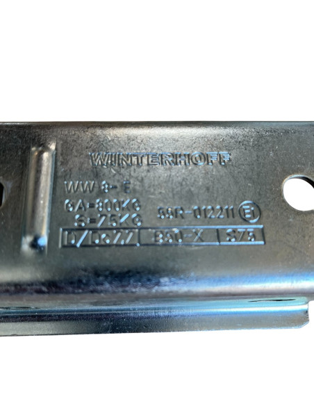 TETE D'ATTELAGE CARREE 50mm WW 8-E PERCAGE HORIZONTAL VERTICAL (Winterhoff)