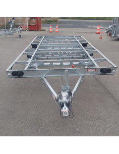 CHASSIS NU - 660x244 - POUR TINY HOUSE - 2 ESSIEUX ROUES DESSOUS - 3500 KG PTC (Alko) 2