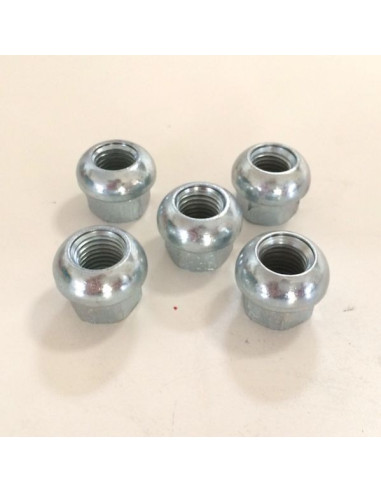 kit 5 crous de roue M 12 x 150 pour clef de 17...