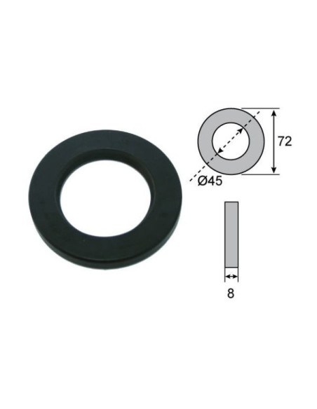 BAGUE D ETANCHEITE 45 72 8
