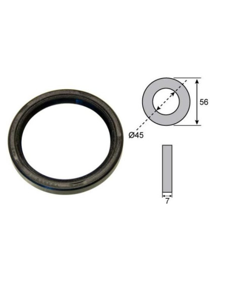 BAGUE D ETANCHEITE 45 56 7