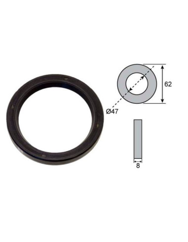 BAGUE D ETANCHEITE 47 62 8 SCHLEGL SGB
