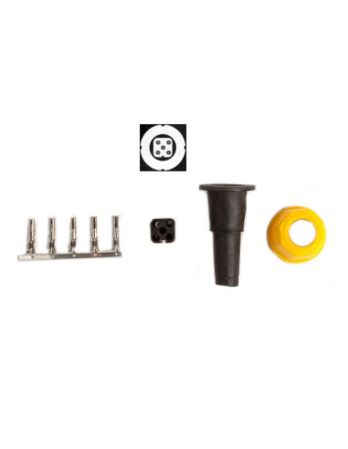 RADEX Kit connecteur rapide jaune carr 5...
