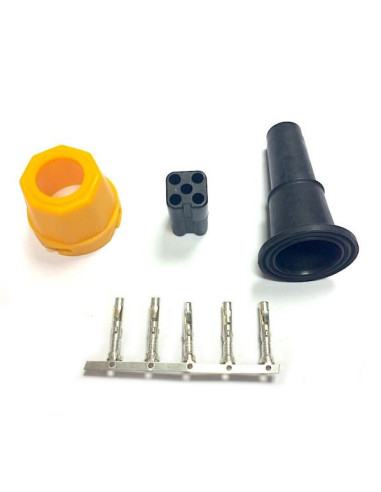 RADEX Kit connecteur rapide jaune carr 5...