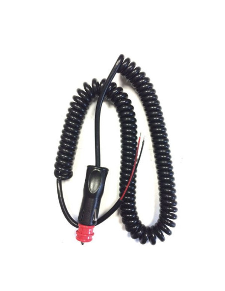 RALLONGE SPIRALE 3 METRES AVEC PRISE ALLUME CIGARE