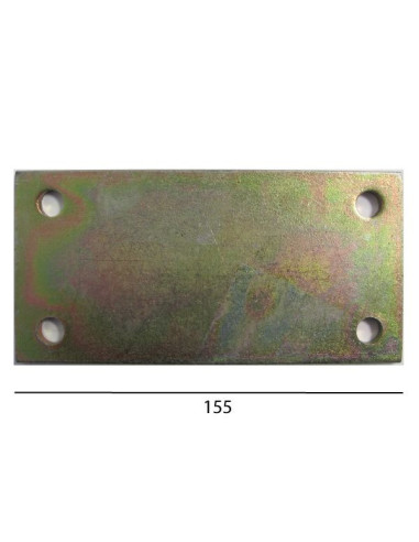 Plaquette d assemblage 4 trous pour tube...