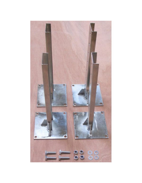 KIT DE 4 PIEDS POUR SURELEVER LES COFFRES