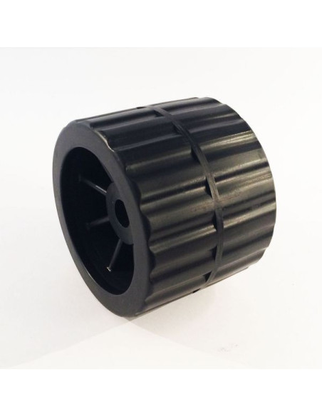 Galet diam tre 100 mm Largeur 75 mm Al sage 15 mm Coloris noir