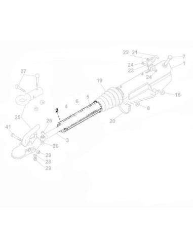 ALKO Fut coulissant pour t te en V mod le SV3 5