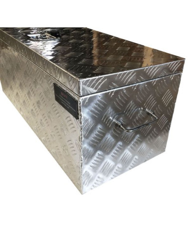 Coffre aluminium rectangulaire ouverture dessus...