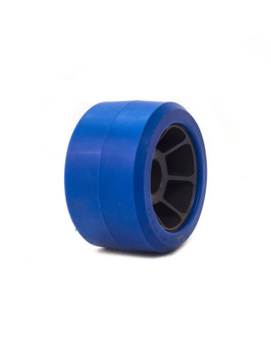 Galet bicolore gris bleu Diam tre 90 mm Largeur...