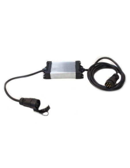 Boitier adaptateur pour v hicules 12V avec remorque feu led 7 plots