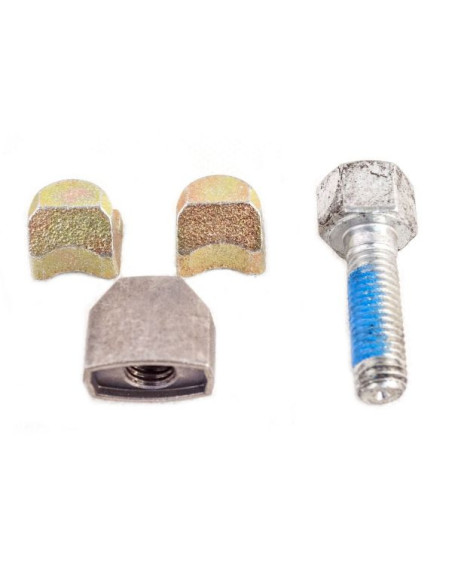 KNOTT vis de calage avec ailette et 2 coins pour frein KNOTT 200x50 et 160x35