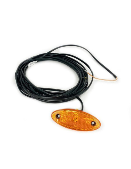FEU DE POSITION GABARIT LED RADEX 927 ORANGE Cable 8 5m 