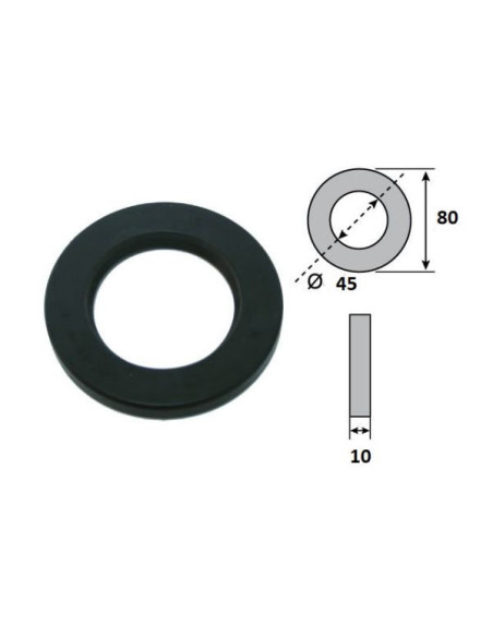 BAGUE D ETANCHEITE 45 80 10