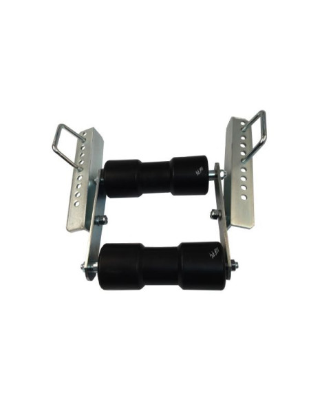 DOUBLE BOBINE DE QUILLE SUR SUPPORT A BRIDER FACE AVANT