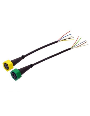 ASPOCK KIT CONNECTEUR RAPIDE JAUNE VERT ROND 5...