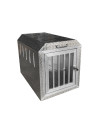 COFFRE ALUMINIUM TRANSPORT DE CHIEN 550x850x650 mm