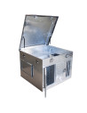 COFFRE TRANSPORT DE 2 CHIENS 1000x930x760 mm AVEC RÉSERVOIR