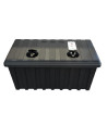 COFFRE POLYPROPYLÈNE SOUS CHASSIS 160L (1000x500x500mm)