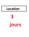 LOCATION PORTE MOTO  NON FREINE 3 JOURS