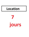 LOCATION PORTE MOTO  NON FREINE 1 SEMAINE