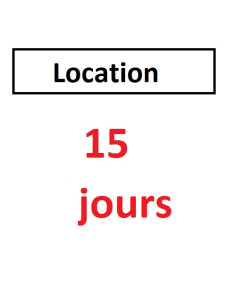 LOCATION PORTE MOTO  NON FREINE 15 JOURS
