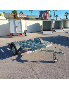 PORTE MOTO 2 VOIES DE LOCATION PTAC 500 KG