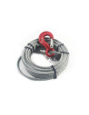 CABLE ACIER AVEC CROCHET POUR TREUIL -  12,5 M - Ø 7 mm (Alko)