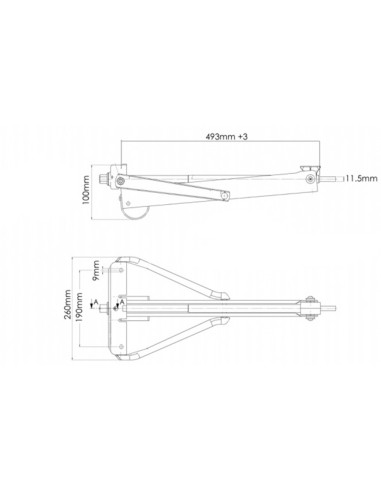 VERIN BEQUILLE - 800 KG (Alko)