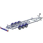 P BATEAU 3500 KG PTC - CU 2610 KG 3 ESSIEUX GALAXY 2.0 MULTI-ROULEAUX FEUX FIXES