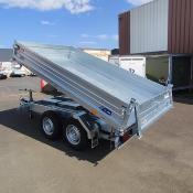 TRIBENNE 310*176 - 3000 KG PTC  2 ESSIEUX - ACIER  HDS (Saris)
