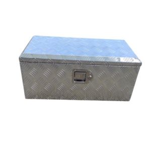 COFFRE ALUMINIUM RECTANGULAIRE OUVERTURE DESSUS 600x300x270 