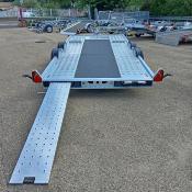 PORTE VOITURE A Transporter GRIS 450*190 - 2700 KG PTC +  CALES (Brian james)