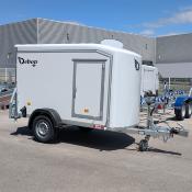 FOURGON C255 255*125*155 PORTE LATERALE 1300 KG COMPOSITE BLANC (Debon)