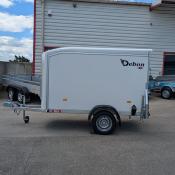 FOURGON C255 255*125*155 750 KG COMPOSITE BLANC NON FREINE (Debon)