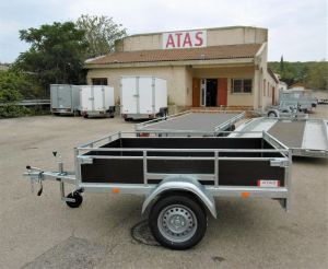 UTILITAIRE 201*135*45 1 ESSIEU - EXPERT BOIS - 500 KG PTC (stock uniquement)
