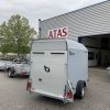 FOURGON 300*155*190 1300KG C300 BOIS & POLY GRIS +P.LATERALE DEBON